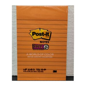3M Post-it Notes 6x4, 180 Sheets (Colour)
