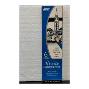 A-Star Venice Sketching Pencils 2B-8B (Pack of 6)