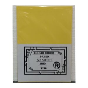 Alif Light Colour Paper A4 80gsm — 50 Sheets