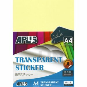 APlus Transparent Sticker A4 (100 Sheets)
