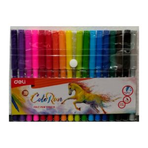 Deli Felt Tip Pens (18 Colours)