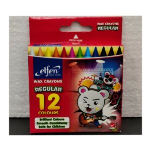 Elfen Wax Crayons (12 Colours)