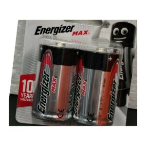 Energizer Max D Batteries (Pack of 2)