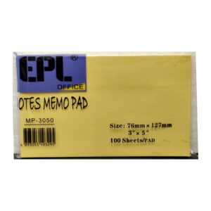EPL Memo Pad 3x5