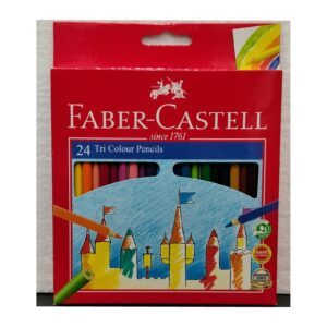 Faber-Castell Tri-Grip Colour Pencils (24 Colours)