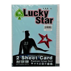 Lucky Star 2 Sheet Card A4 120gsm Pastel — 100 Sheets