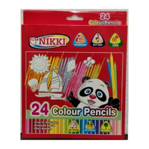 Nikki Colour Pencils (24 Colours, Long)
