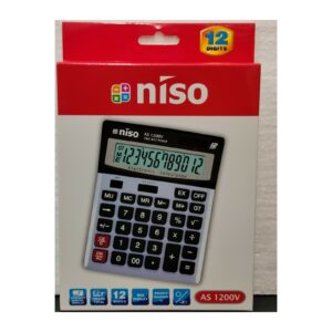 Niso 12-Digit Calculator (AS-1200V)