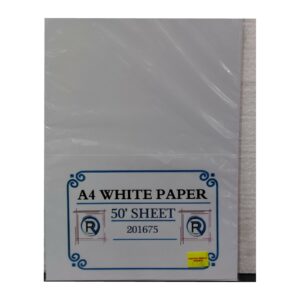 White Paper A4 80gsm — 50 Sheets